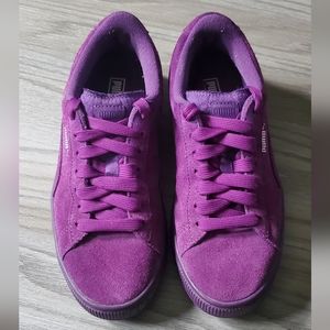 Puma Suede Classic Jr 'Mono Gold - Byzantium' Size 5C